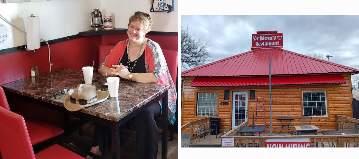 Ya' Mom's Restaurant & Little Cabin Resort Menu